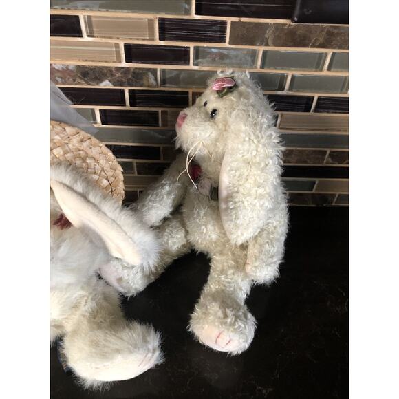 90's BUNNY RABBIT Lot Of 3 PLUSH Vtg Bunnies & MORE BOYDS bears & TY Bundle - Picture 5 of 9